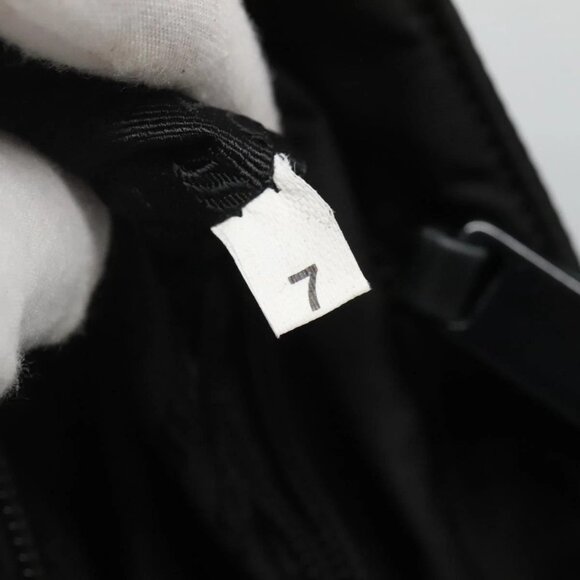 PRADA Chain Shoulder Bag Nylon Black Auth - Picture 11 of 16